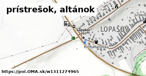 prístrešok, altánok