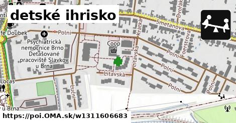 detské ihrisko