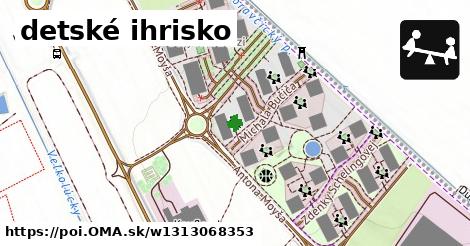 detské ihrisko