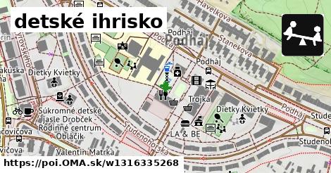 detské ihrisko