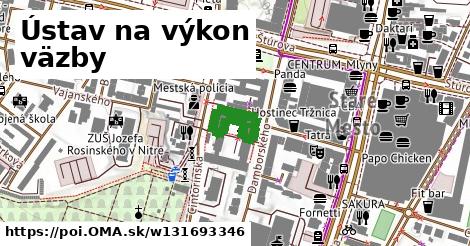 Ústav na výkon väzby