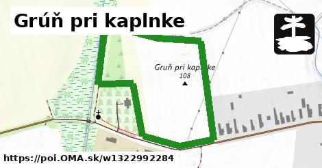 Grúň pri kaplnke