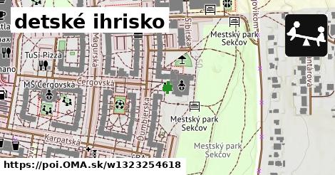 detské ihrisko