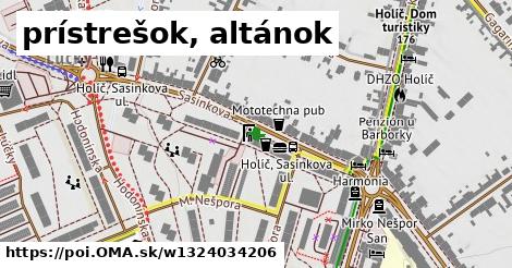 prístrešok, altánok