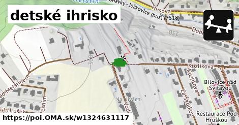 detské ihrisko