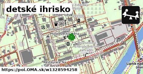 detské ihrisko