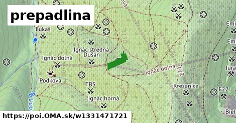 prepadlina