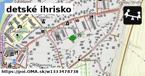 detské ihrisko