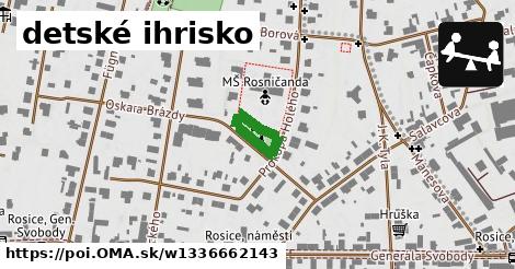 detské ihrisko