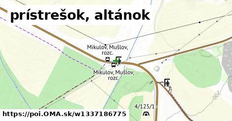 prístrešok, altánok