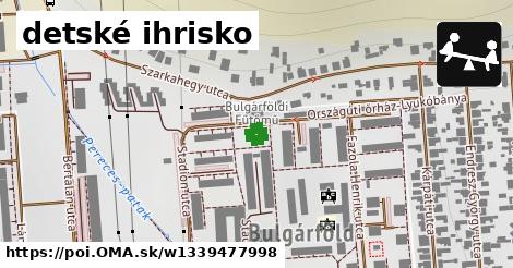 detské ihrisko