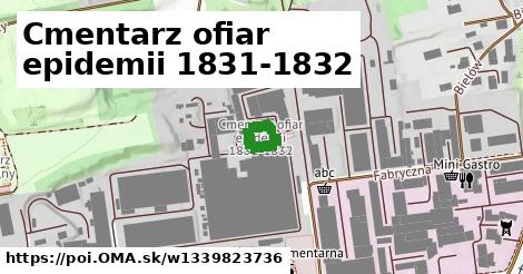 Cmentarz ofiar epidemii 1831-1832