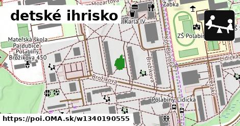 detské ihrisko