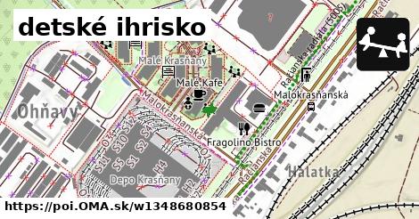 detské ihrisko