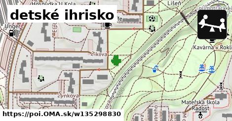 detské ihrisko