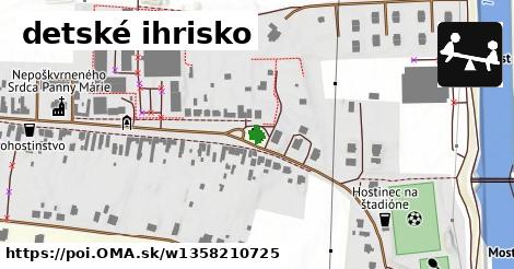 detské ihrisko