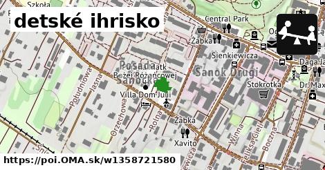 detské ihrisko