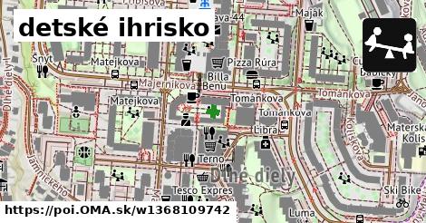 detské ihrisko