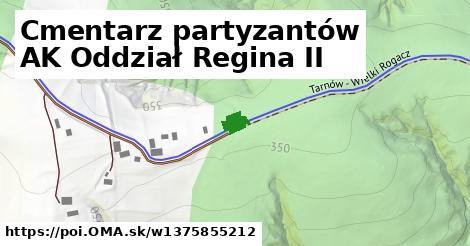 Cmentarz partyzantów AK Oddział Regina II