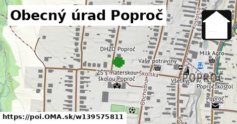 Obecný úrad Poproč