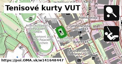 Tenisové kurty VUT