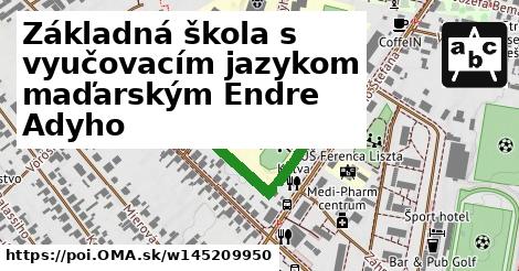Základná škola s vyučovacím jazykom maďarským Endre Adyho