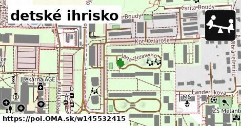 detské ihrisko