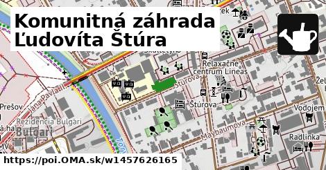 Komunitná záhrada Ľudovíta Štúra