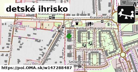 detské ihrisko