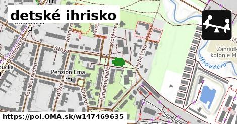 detské ihrisko