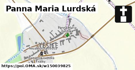 Panna Maria Lurdská