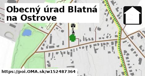 Obecný úrad Blatná na Ostrove