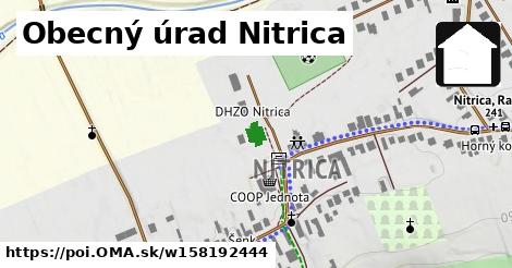 Obecný úrad Nitrica
