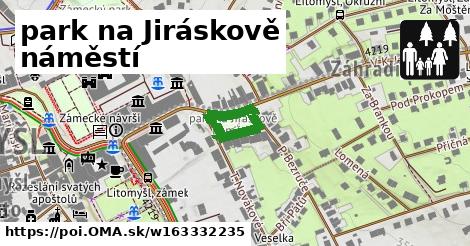 park na Jiráskově náměstí