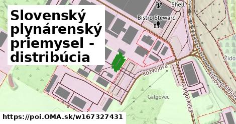 Slovenský plynárenský priemysel - distribúcia