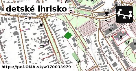 detské ihrisko