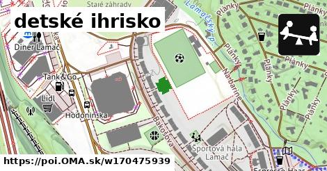 detské ihrisko