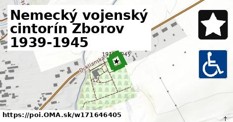 Nemecký vojenský cintorín Zborov 1939-1945