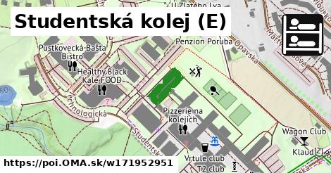 Studentská kolej (E)