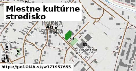 Miestne kultúrne stredisko