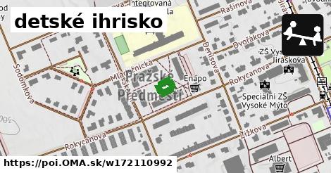 detské ihrisko