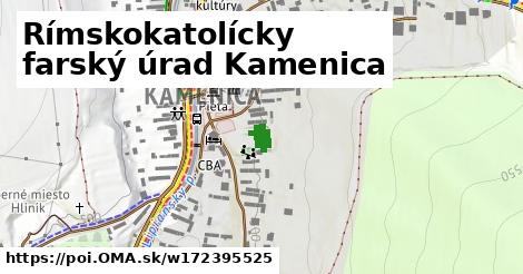 Rímskokatolícky farský úrad Kamenica