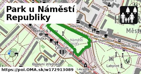 Park u Náměstí Republiky