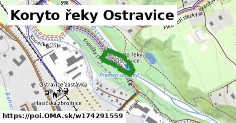 Koryto řeky Ostravice