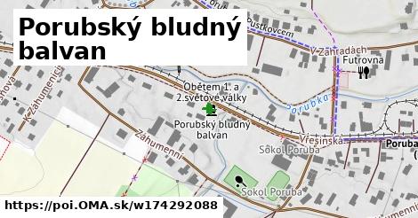 Porubský bludný balvan