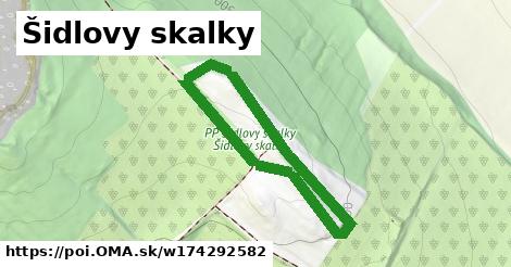 Šidlovy skalky