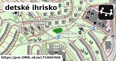 detské ihrisko