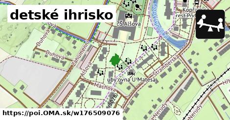 detské ihrisko