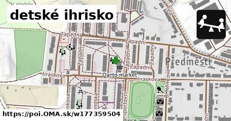 detské ihrisko