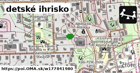 detské ihrisko